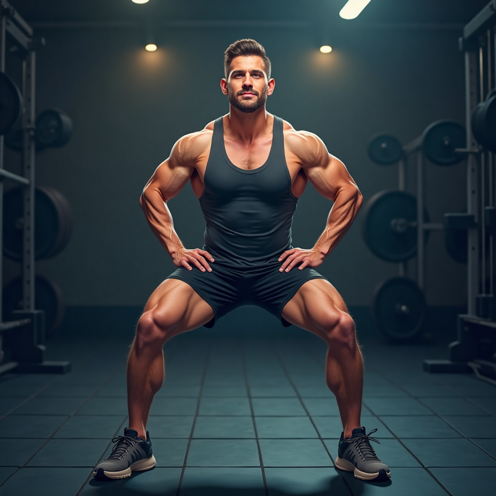 Hombre entrenando para aumentar la testosterona de manera natural